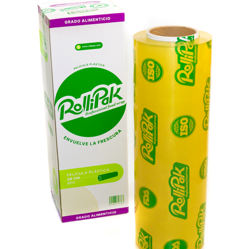 PELÍCULA PLÁSTICA FDA ROLLIPACK 38 CM MODELO 800
