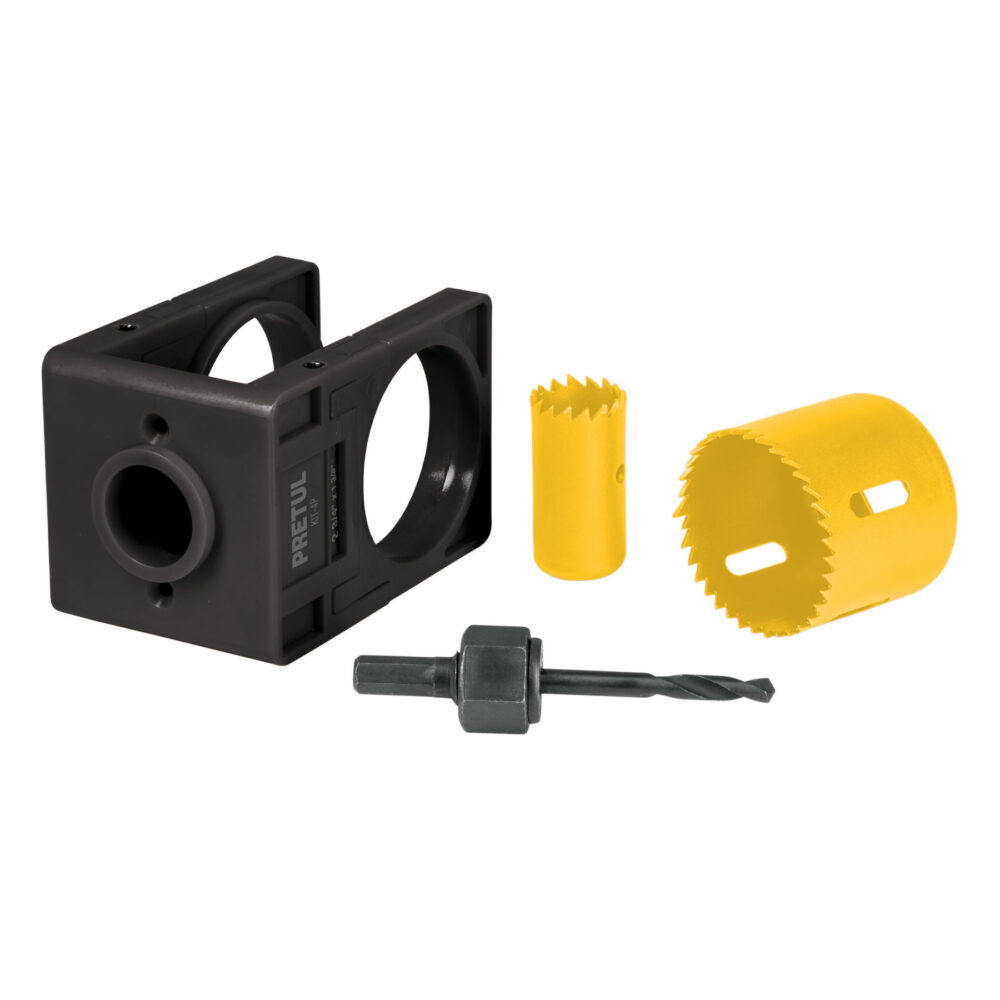 JUEGO DE 4 PIEZAS PARA INSTALAR CERRADURAS