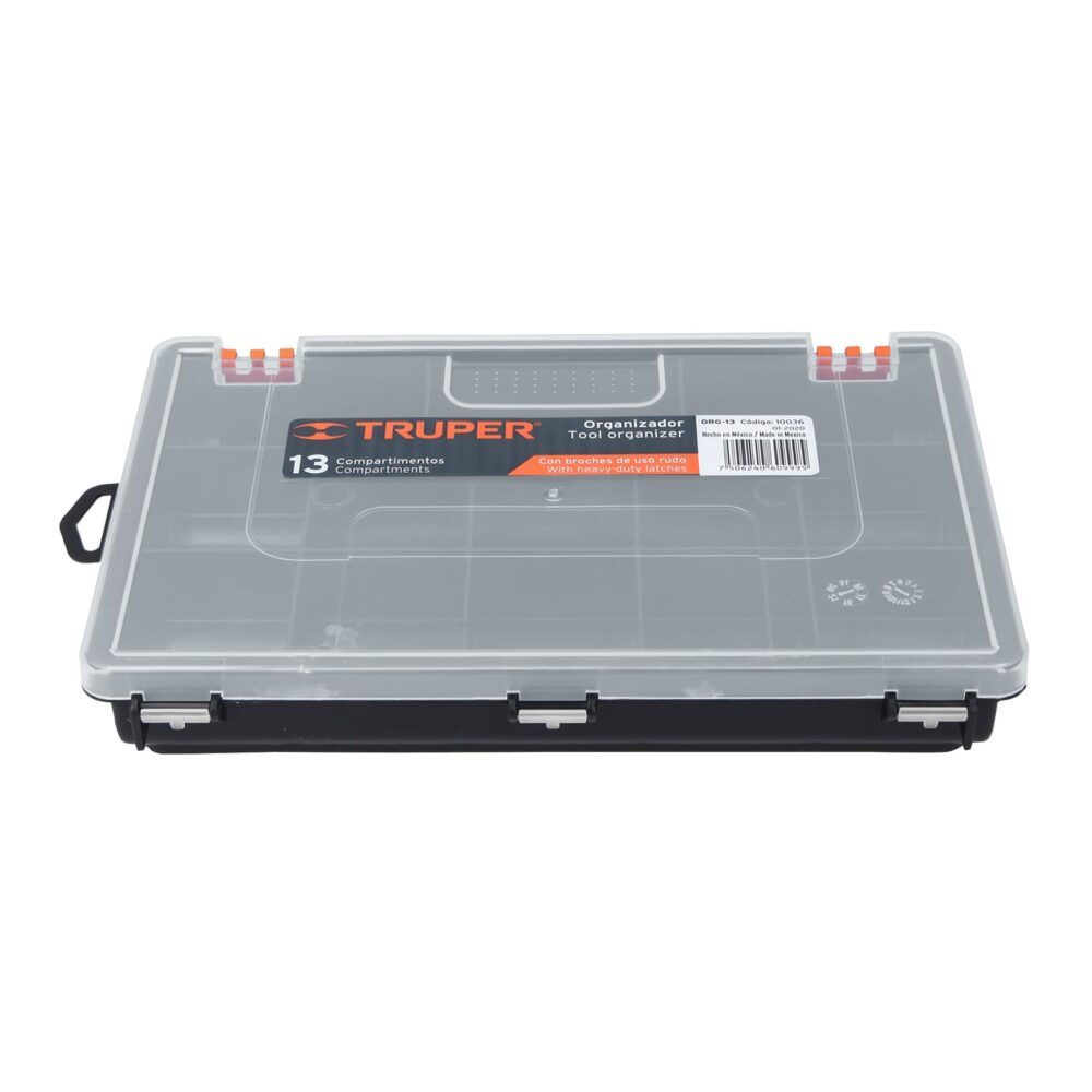 ORGANIZADOR 10" CON 13 COMPARTIMENTOS